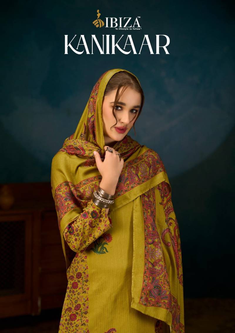 Ibiza Kanikaar Viscose Pashmina Digital Printed Salwar Kameez Suits