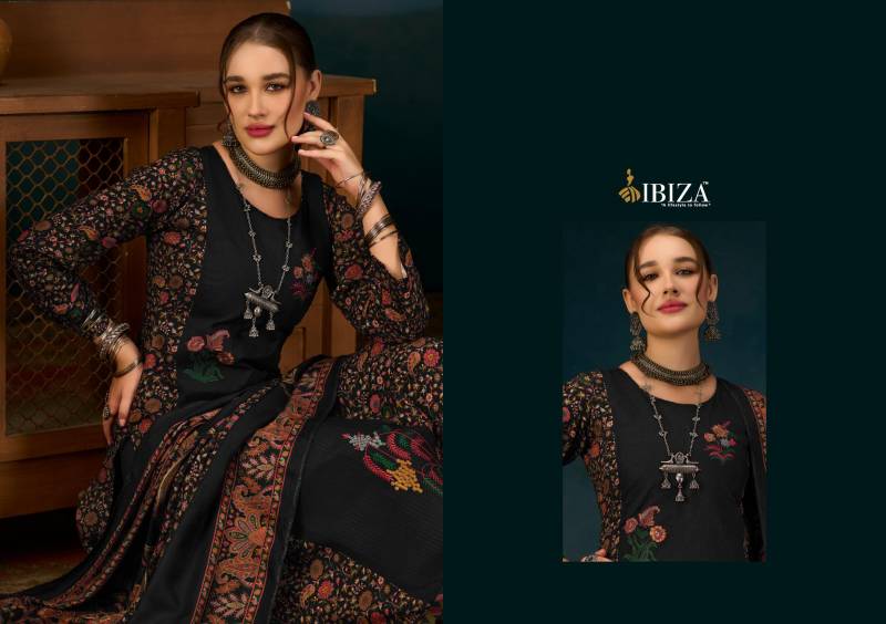 Ibiza Kanikaar Viscose Pashmina Digital Printed Salwar Kameez Suits