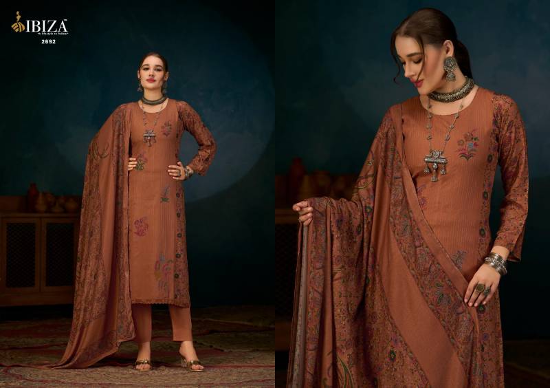 Ibiza Kanikaar Viscose Pashmina Digital Printed Salwar Kameez Suits