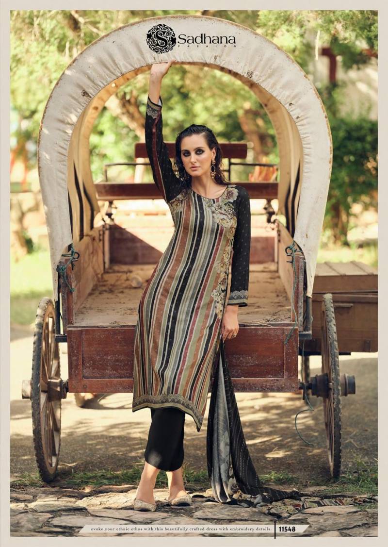 Sadhana The Florence Viscose Pashmina Digital Printed Salwar Suits