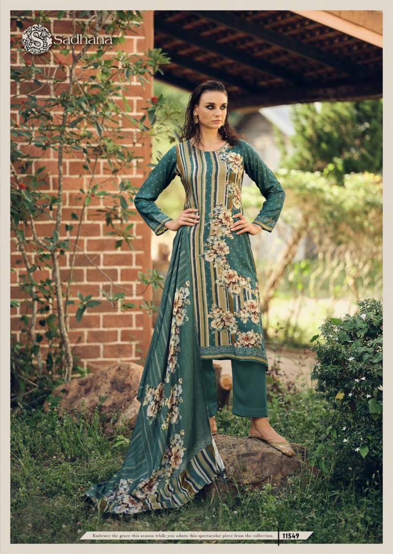 Sadhana The Florence Viscose Pashmina Digital Printed Salwar Suits