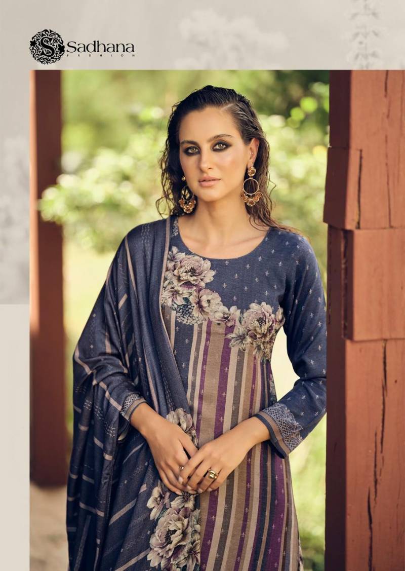 Sadhana The Florence Viscose Pashmina Digital Printed Salwar Suits