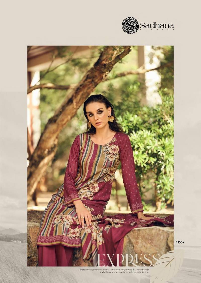 Sadhana The Florence Viscose Pashmina Digital Printed Salwar Suits