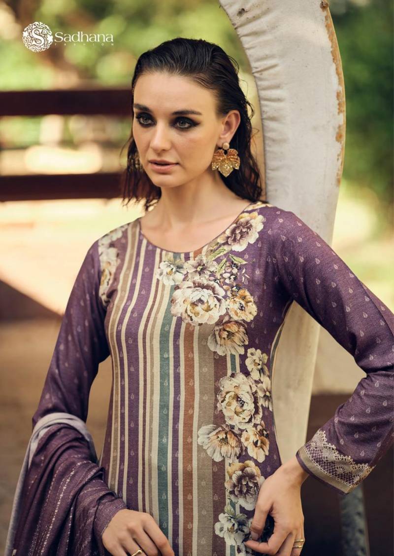 Sadhana The Florence Viscose Pashmina Digital Printed Salwar Suits