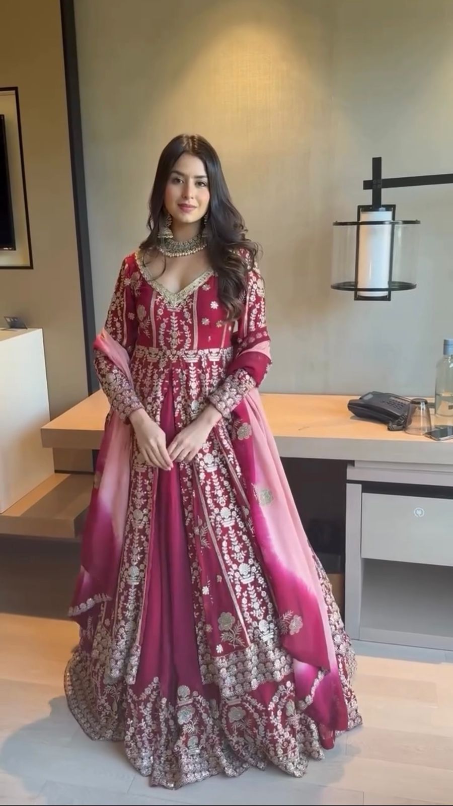 Glory 5929 Faux Georgette Thread Sequins Designer Salwar kameez