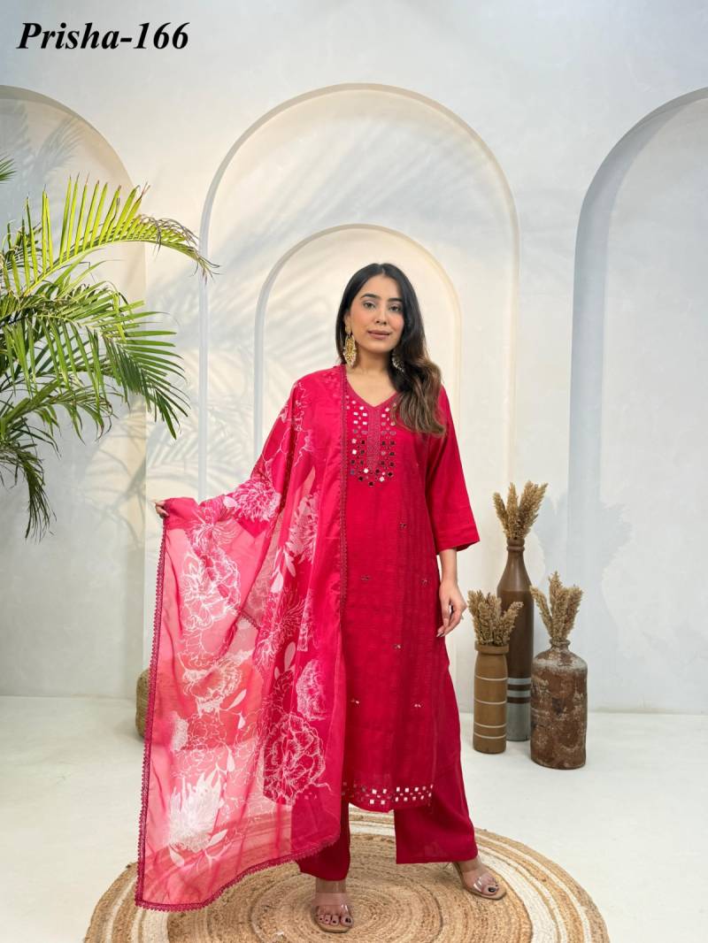 Naisha K 338 Vol 2 Heavy Viscose With Inner Designer Mirror Worked Suits