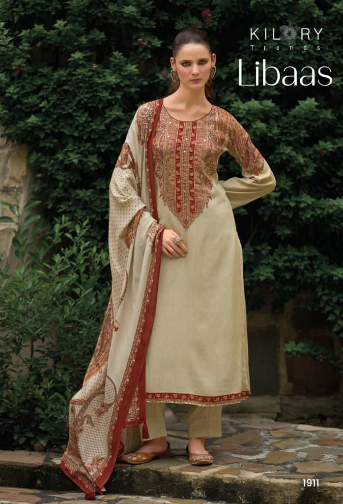 Kilory Libaas Viscose Pashmina Digital Printed Salwar Kameez