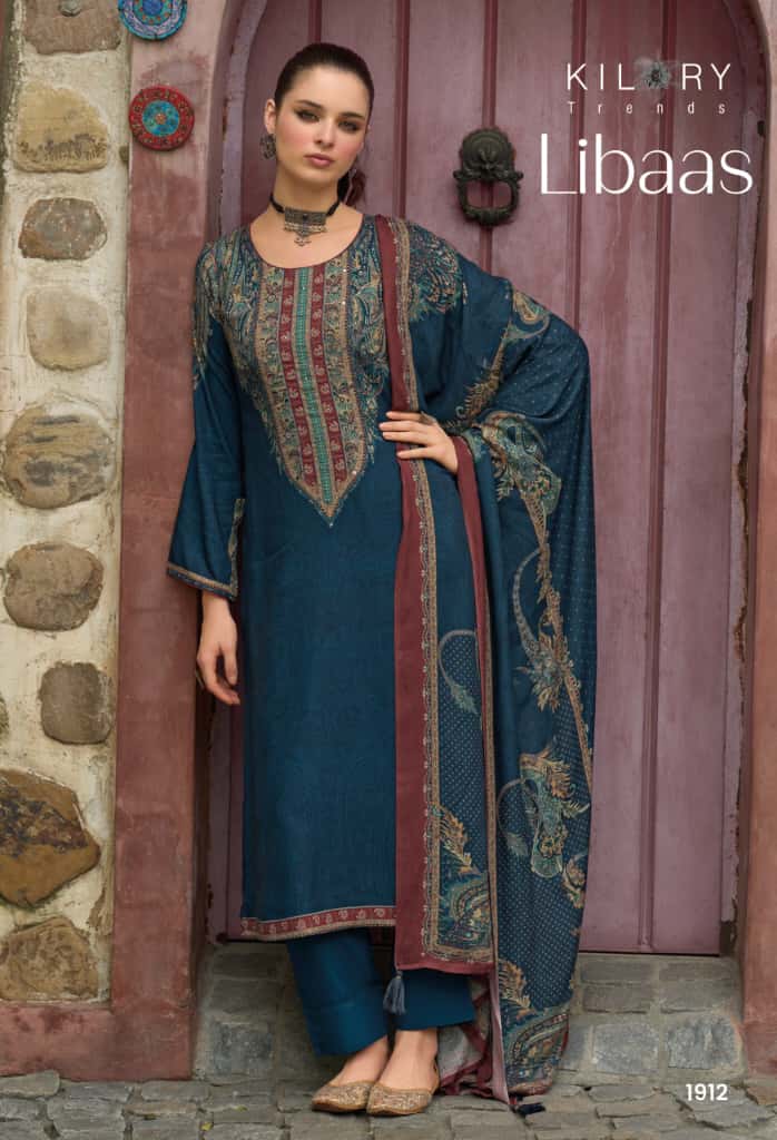 Kilory Libaas Viscose Pashmina Digital Printed Salwar Kameez
