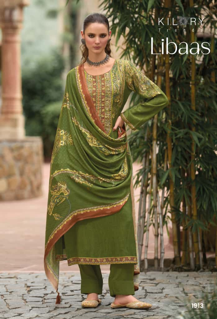 Kilory Libaas Viscose Pashmina Digital Printed Salwar Kameez