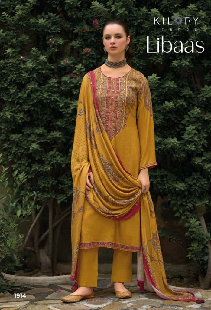 Kilory Libaas Viscose Pashmina Digital Printed Salwar Kameez
