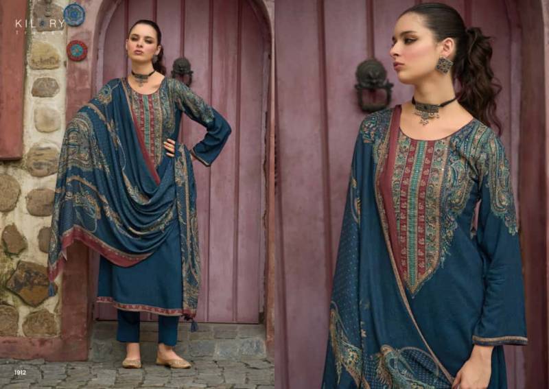 Kilory Libaas Viscose Pashmina Digital Printed Salwar Kameez