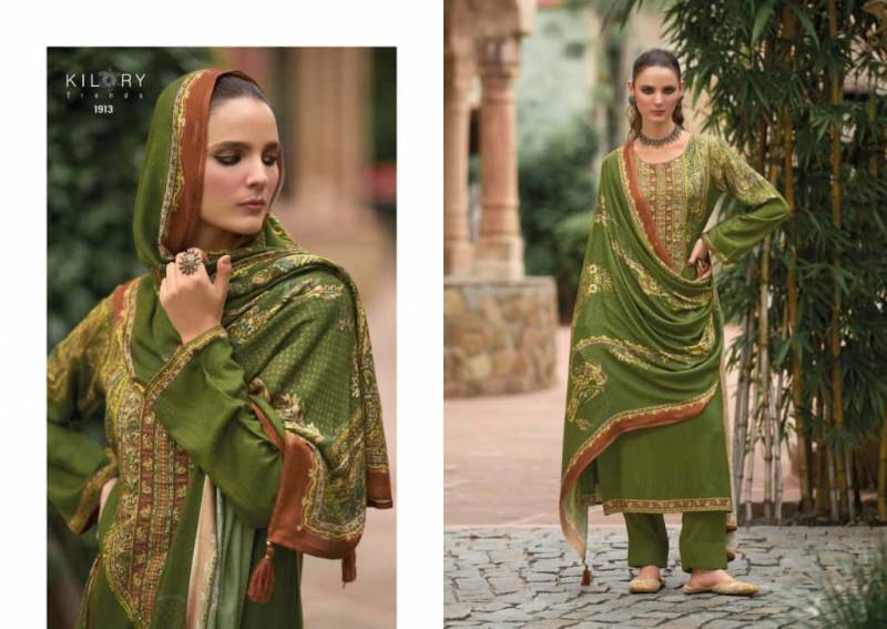 Kilory Libaas Viscose Pashmina Digital Printed Salwar Kameez