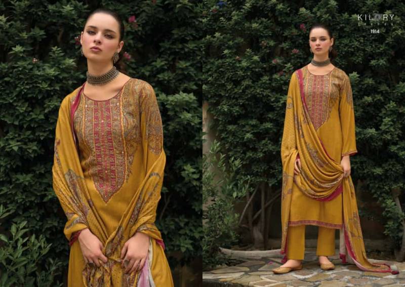 Kilory Libaas Viscose Pashmina Digital Printed Salwar Kameez