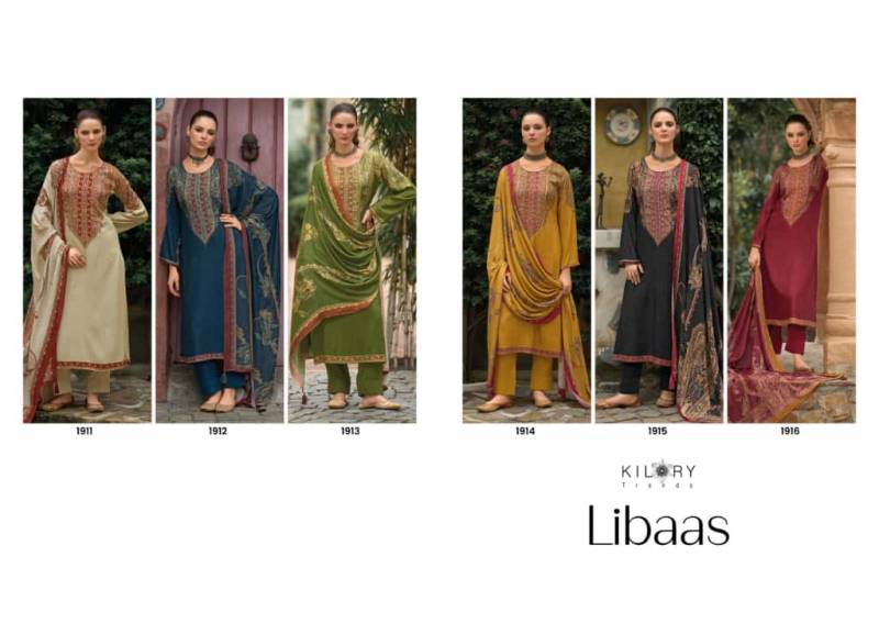 Kilory Libaas Viscose Pashmina Digital Printed Salwar Kameez
