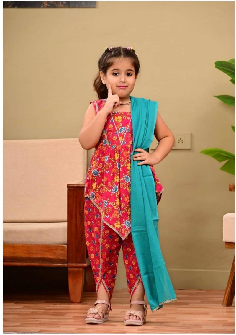 Naisha Kids 09 Cotton Stylish Girls Wear Collection