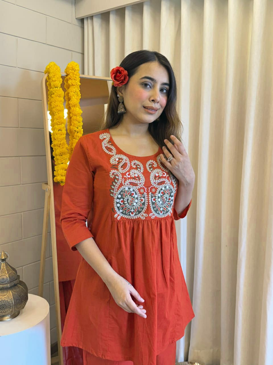 Lekha SC 06 Cotton Embroidery Co ord Set Collection