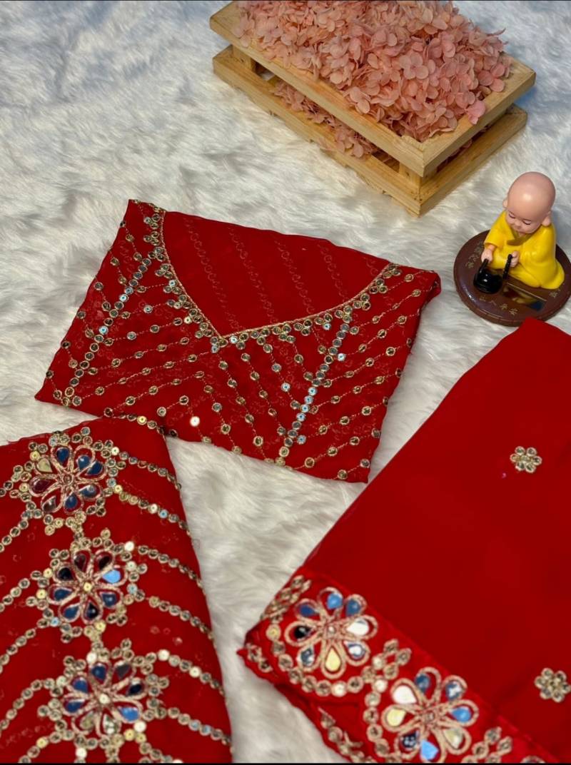 Vt 768 T Soft Georgette Embroidered Beautiful Saree Collection