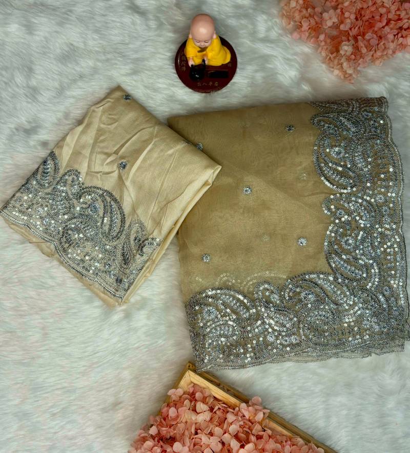 Vt 774 T Soft Organza Silver Zari Silk Saree Collection