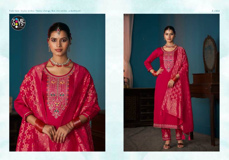Four Dots Thridha Jam Cotton Work Designer Salwar Kameez