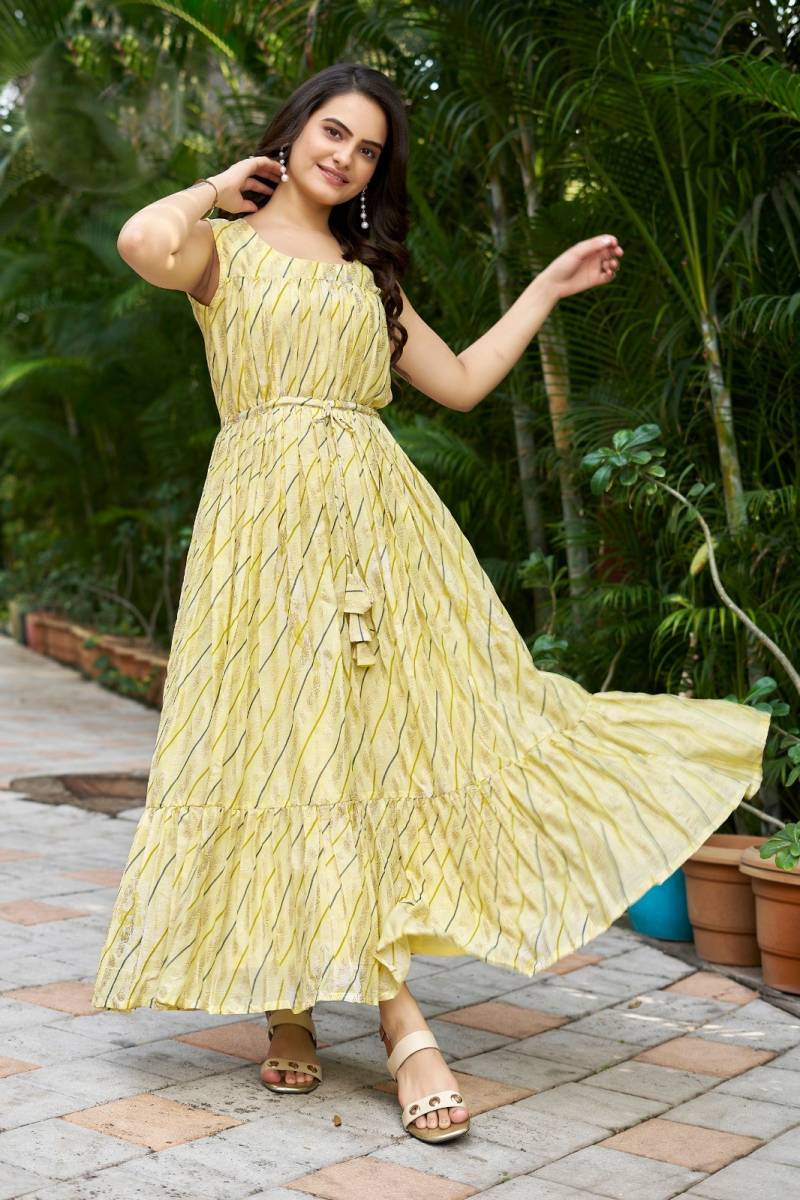 Ctz Padmakshi Chinon Crepe Gown Collection