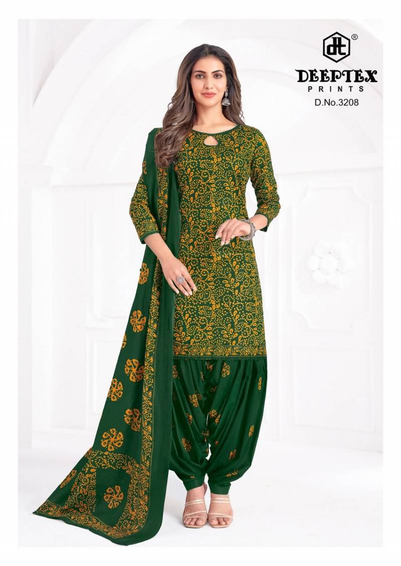 Deeptex Batik Plus Vol 32 Heavy Cotton Printed Dress Material