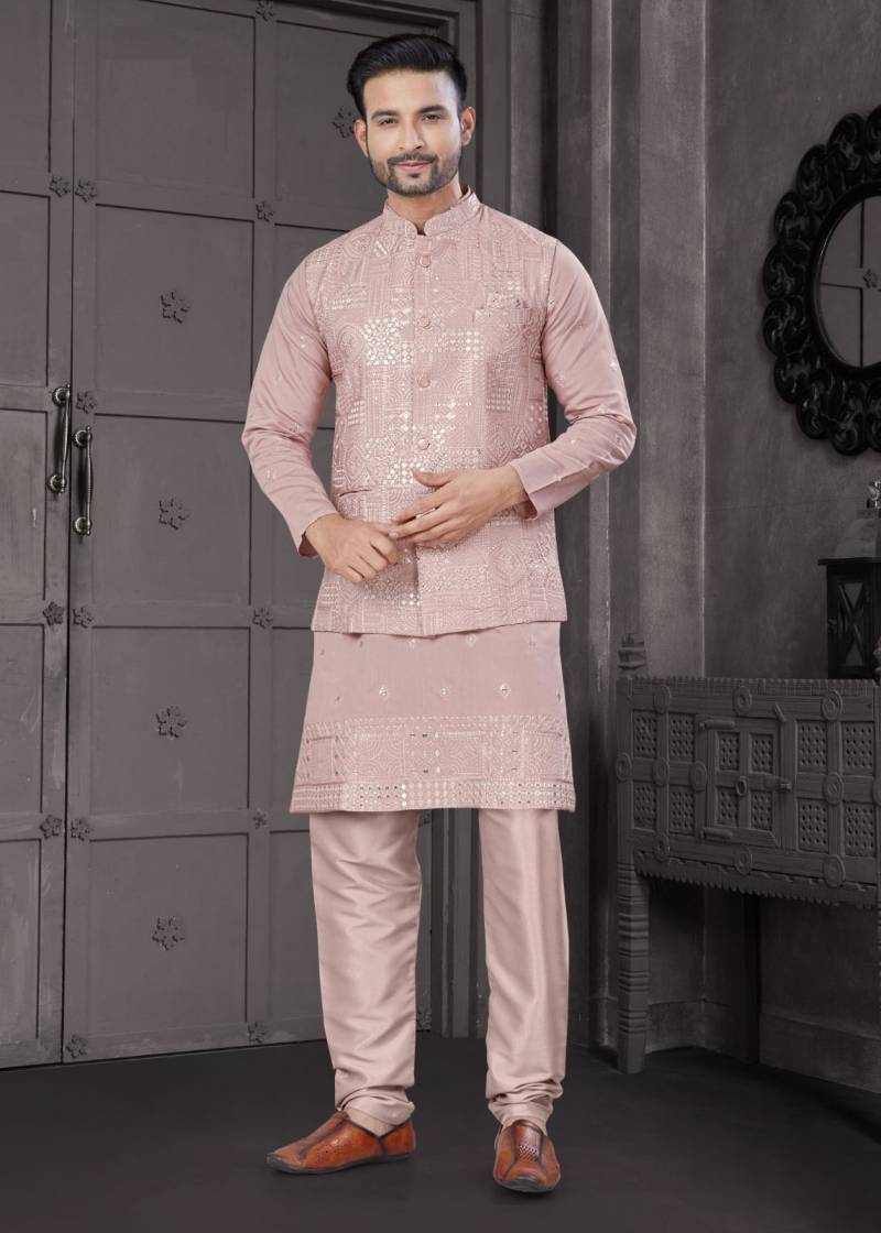 Outluk Wedding Collection Vol 31 Viscose Work Kurta Pajama Jacket