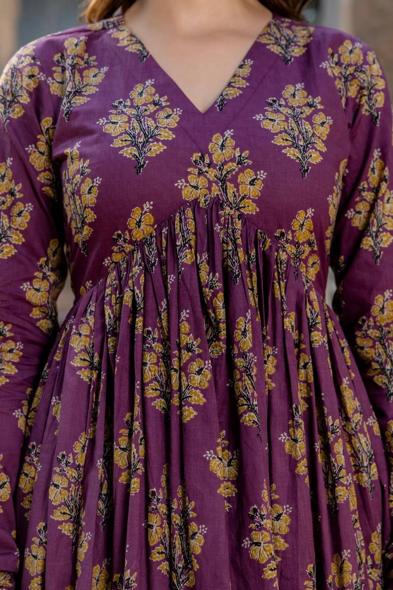 Dhruvi 366 Viscose Anarkali Kurti Set Collection