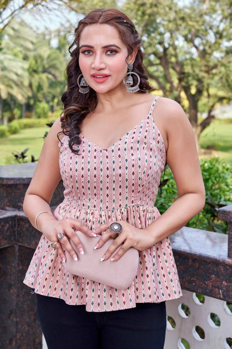 Ctz Mahasri Rayon Printed Fancy Top Collection