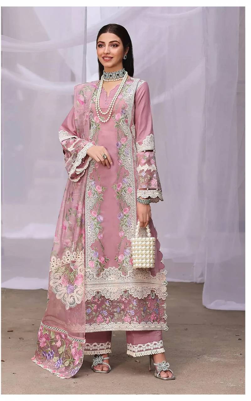 Alzohaib Az 1232 Cotton With Work Pakistani Salwar Kameez