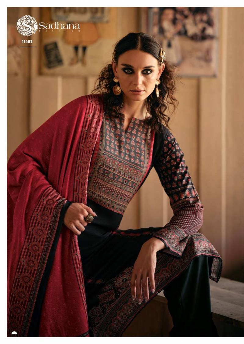 Sadhana Serene Viscose Pashmina Digital Print Work Salwar Suits