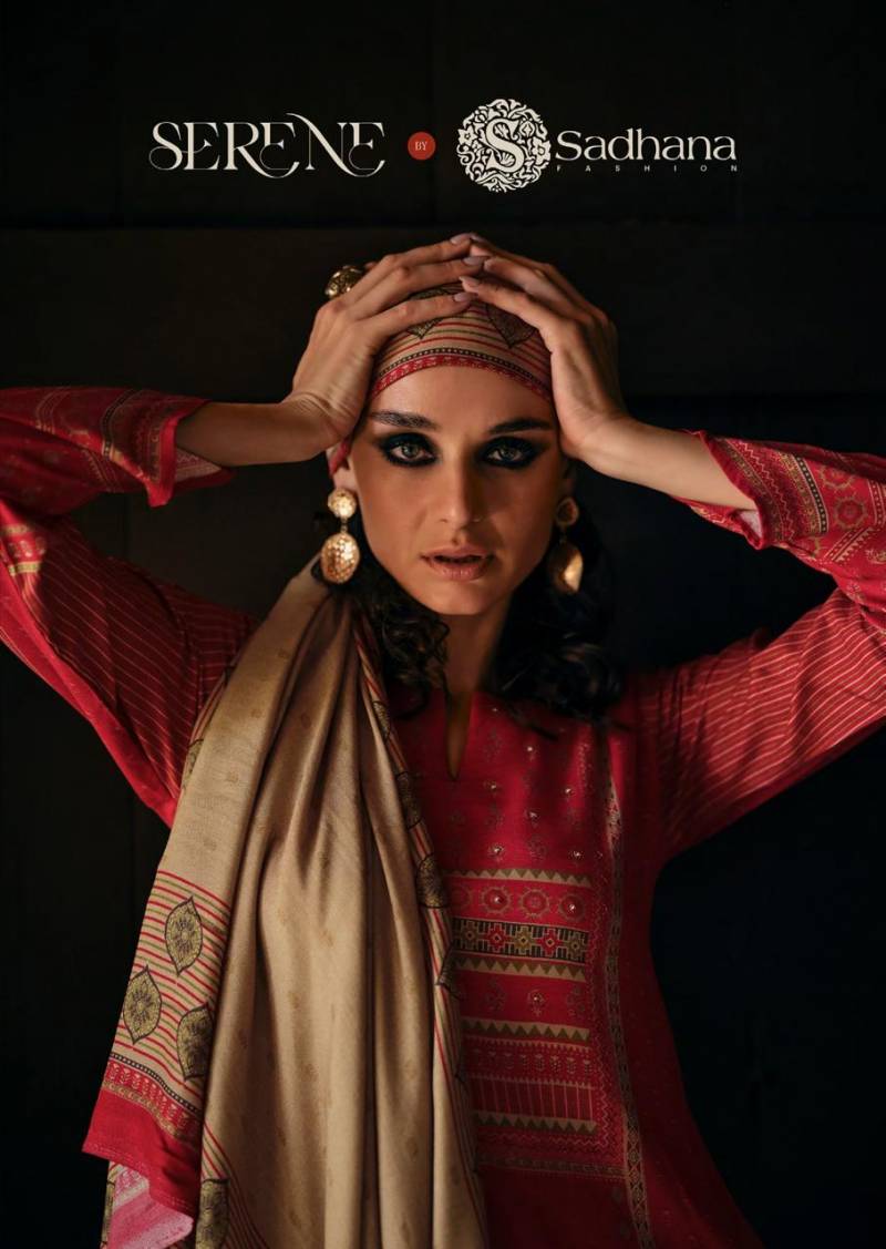 Sadhana Serene Viscose Pashmina Digital Print Work Salwar Suits