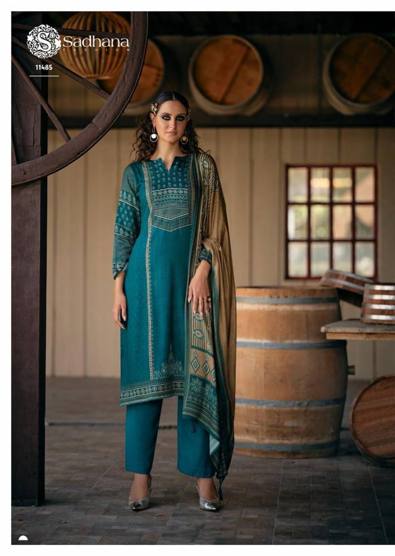 Sadhana Serene Viscose Pashmina Digital Print Work Salwar Suits