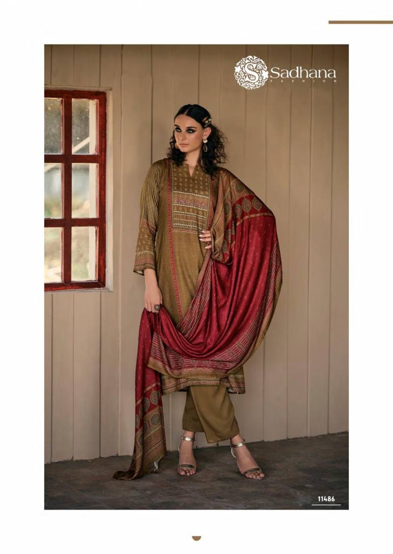 Sadhana Serene Viscose Pashmina Digital Print Work Salwar Suits