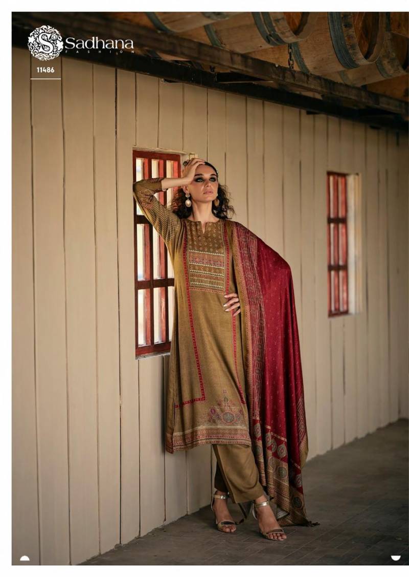 Sadhana Serene Viscose Pashmina Digital Print Work Salwar Suits