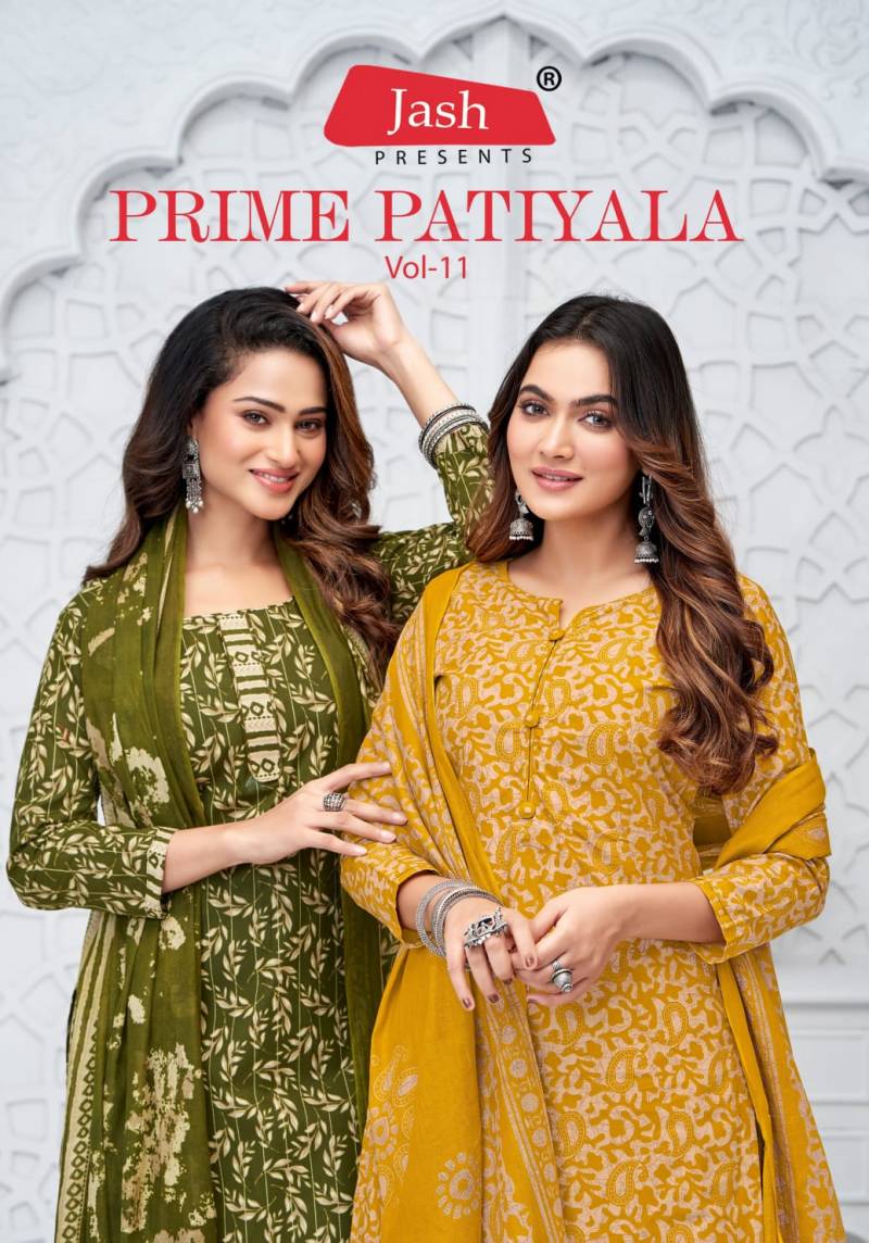 Jash Prime Patiyala Vol 11 Printed Cotton Dress Material