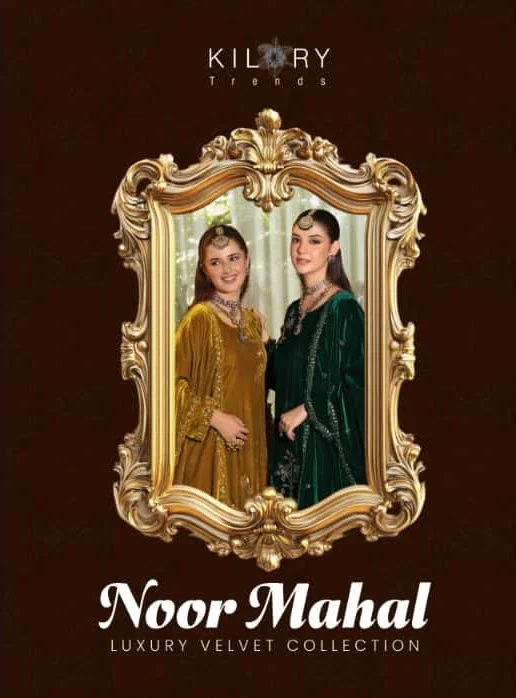 Kilory Noor Mahal Velvet Fancy Work Designer Salwar Kameez