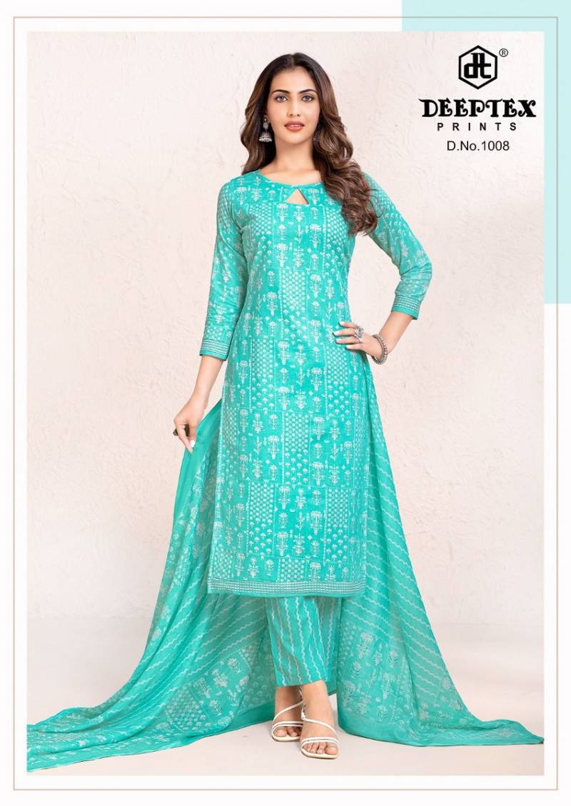 Deeptex Aaliza Vol 10 Cotton Printed Dress Material Collection