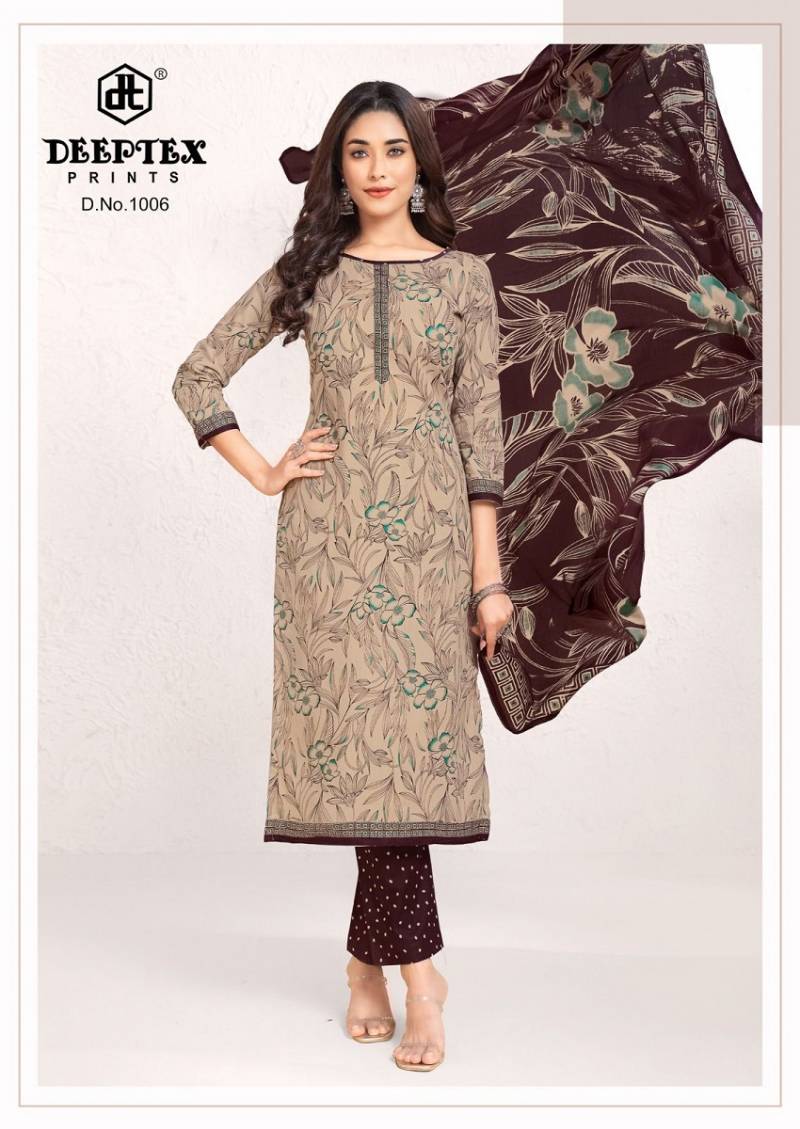 Deeptex Aaliza Vol 10 Cotton Printed Dress Material Collection