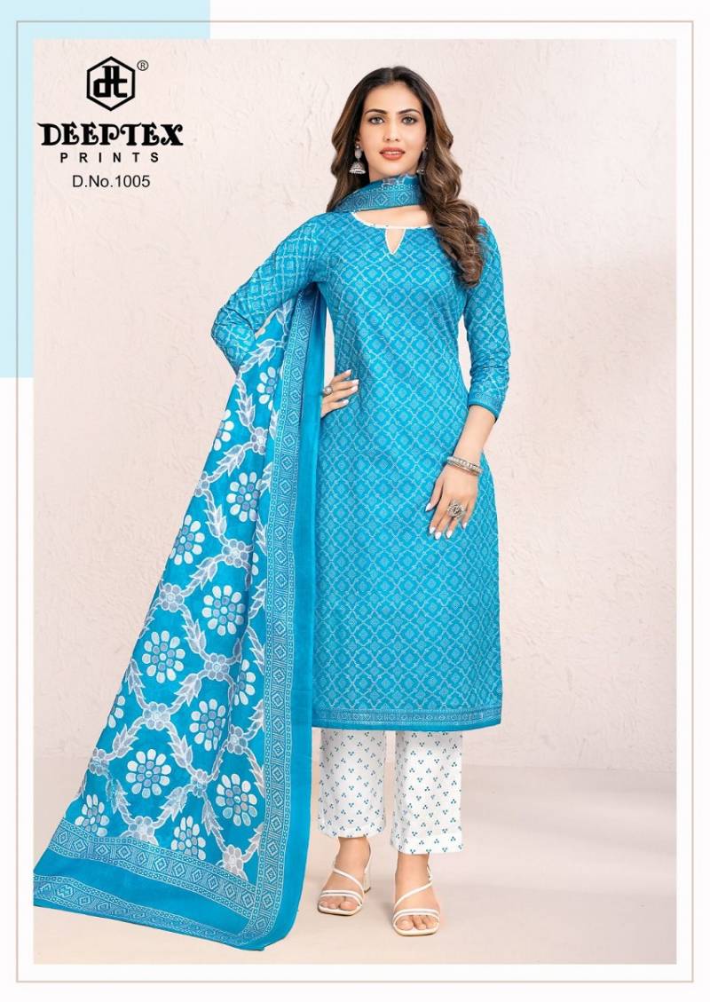 Deeptex Aaliza Vol 10 Cotton Printed Dress Material Collection
