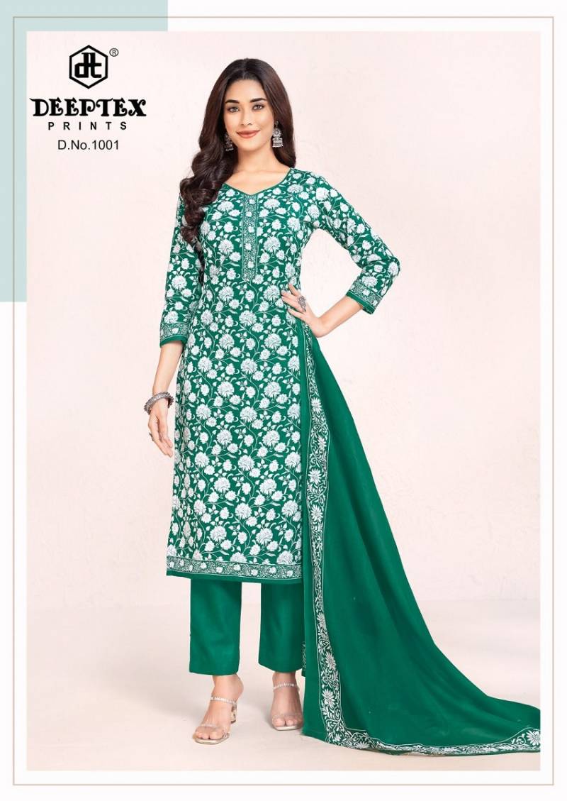 Deeptex Aaliza Vol 10 Cotton Printed Dress Material Collection