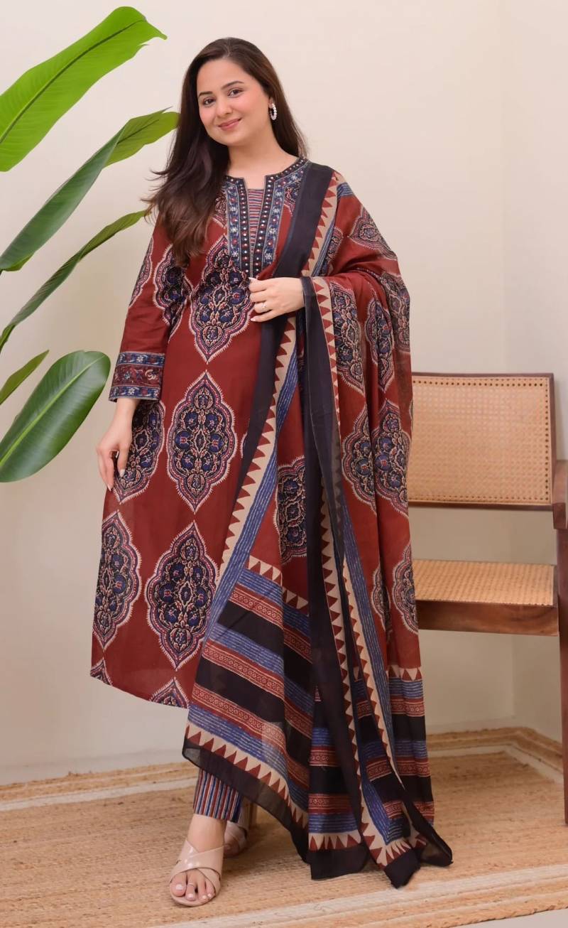 Dhruvi 372 Viscose Fancy Kurti With Bottom Dupatta Collection