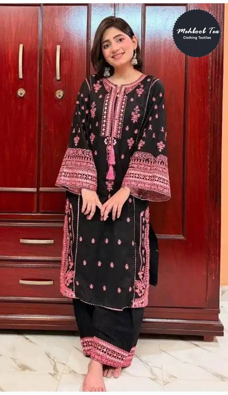Mehboob Tex 1739 Pure Rayon Embroridered Pakistani Salwar Kameez