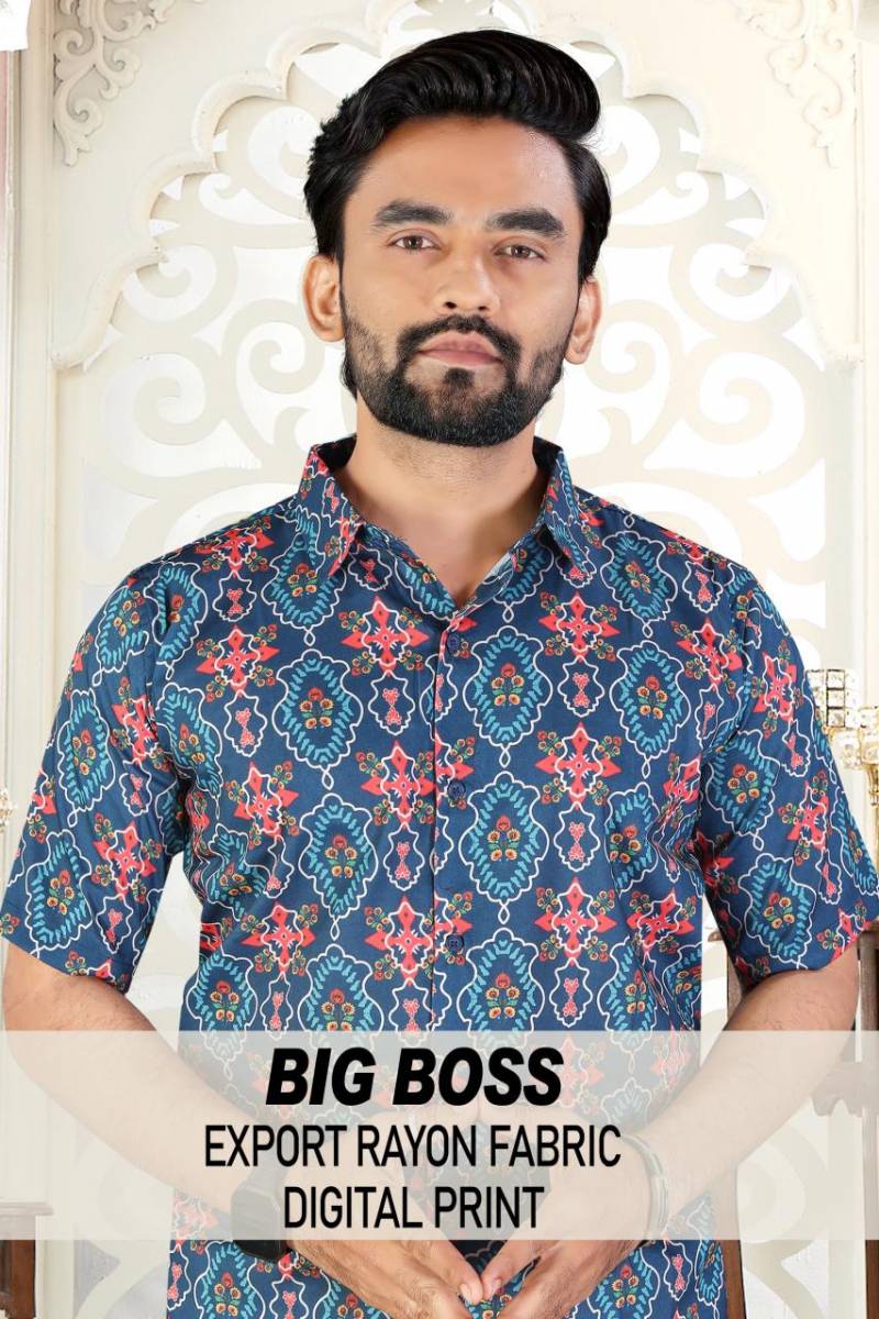Sangeet Big Boss Rayon Digital Print Mens Shirts Collection