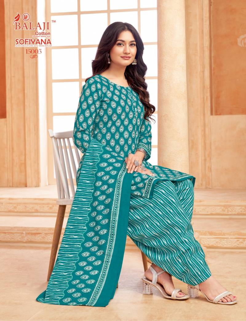 Balaji Sofiyana Vol 15 Readymade Cotton Printed Kurti Set