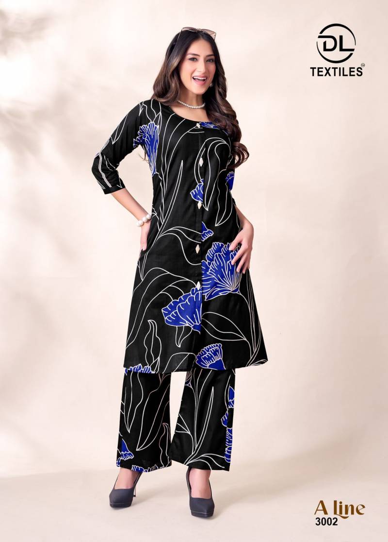 Dl A Line Vol 3 Poplin Cotton Printed A Line Long Cord Sets