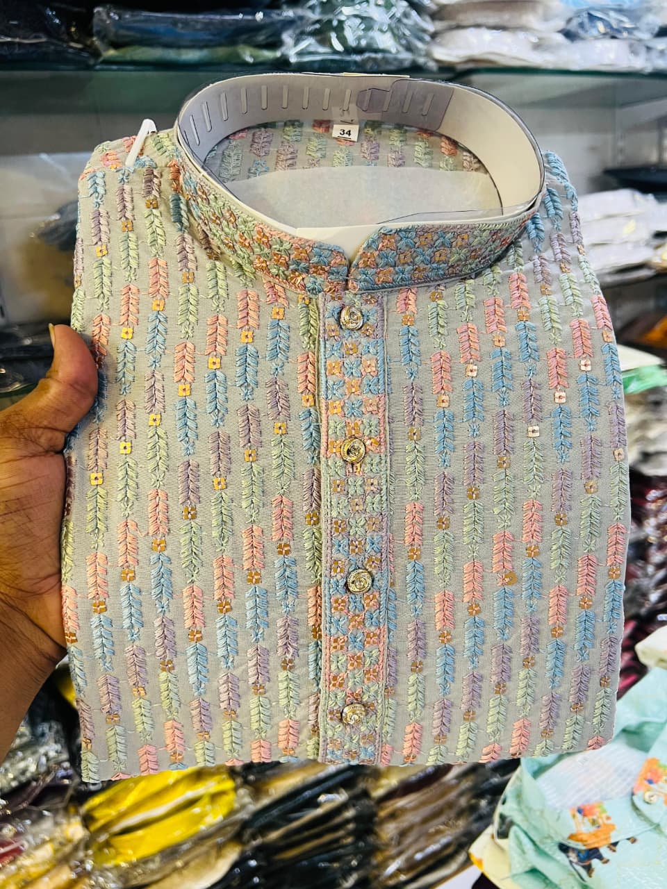 Lekha Mald Multi Colour Rayon Viscose Mens Kurta Collection