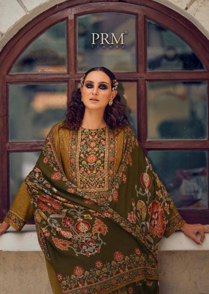 Prm Rose Viscose Pashmina Digital Print Salwar Suit Collection