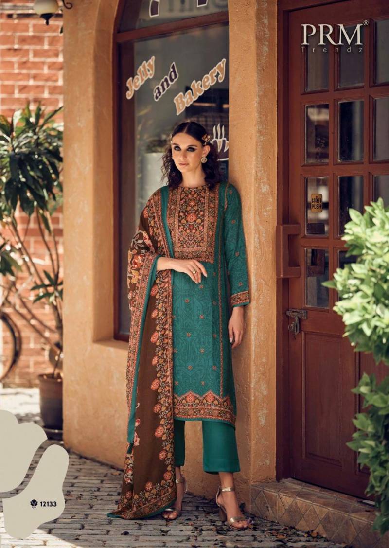 Prm Rose Viscose Pashmina Digital Print Salwar Suit Collection