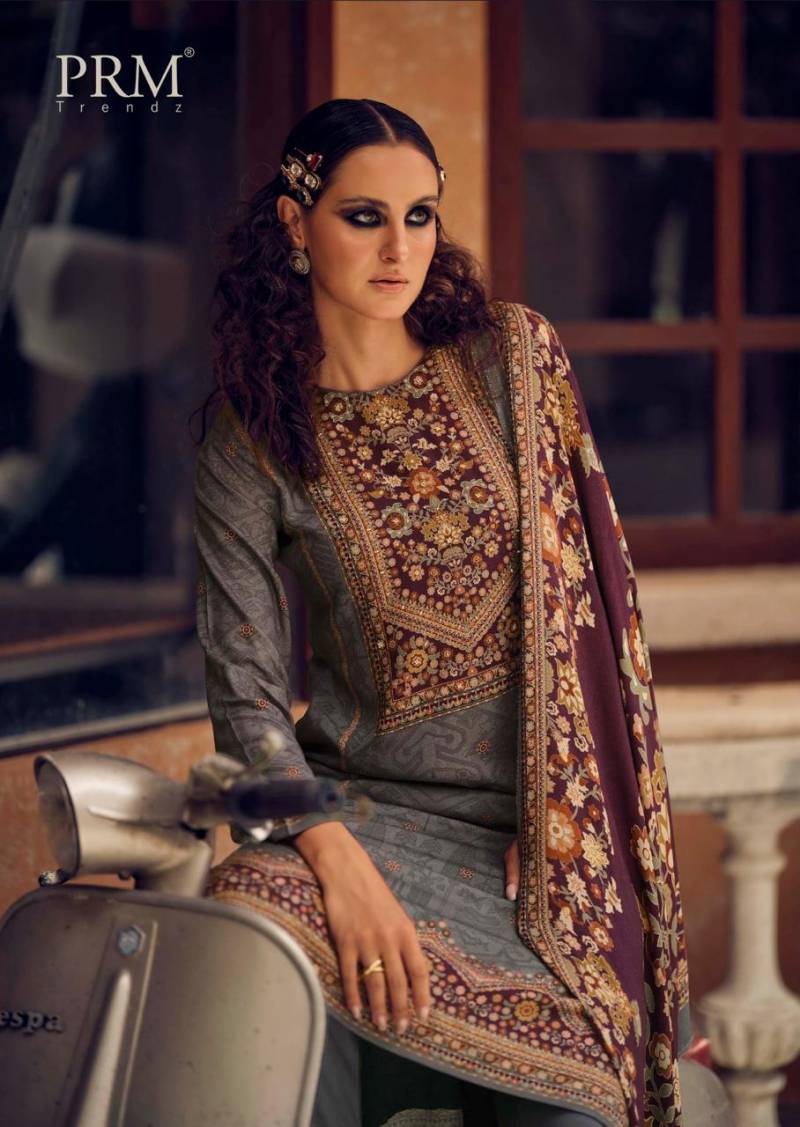 Prm Rose Viscose Pashmina Digital Print Salwar Suit Collection