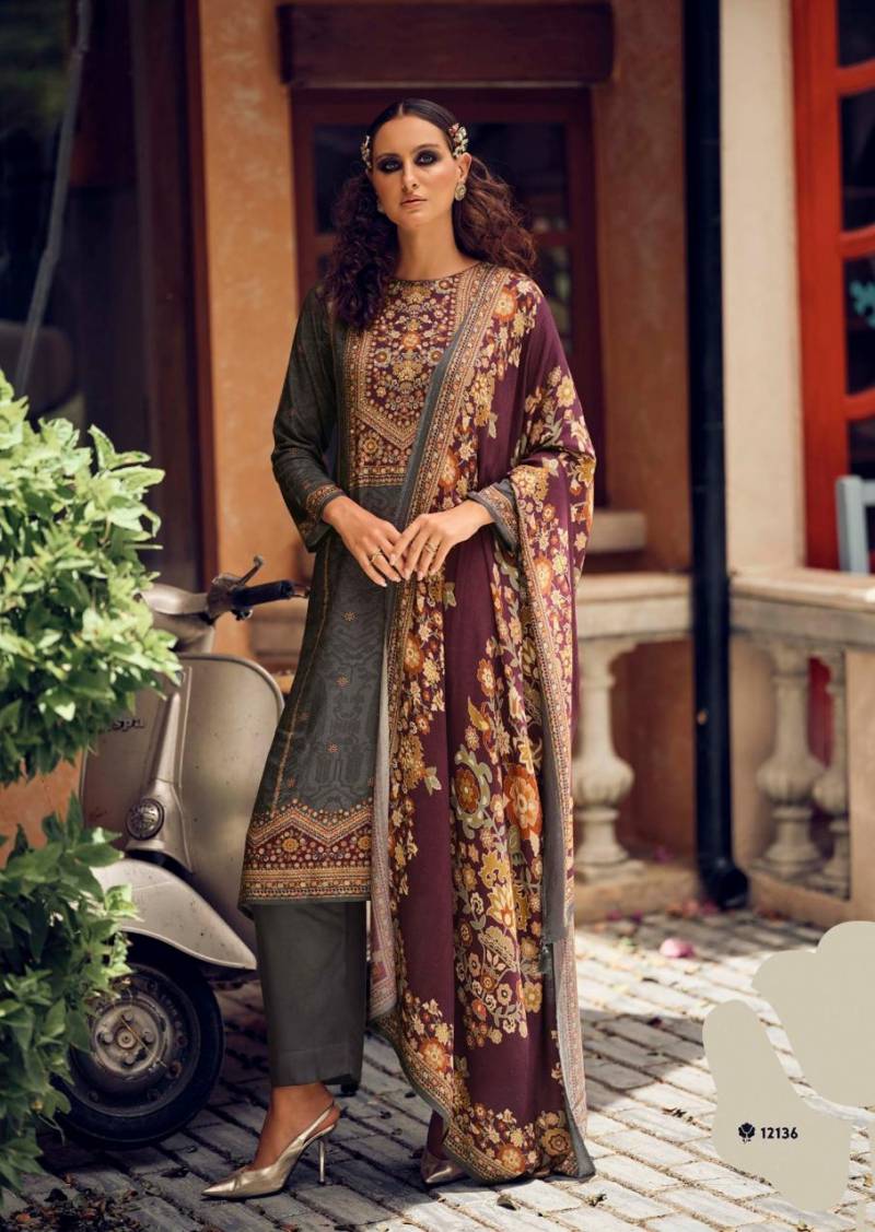 Prm Rose Viscose Pashmina Digital Print Salwar Suit Collection